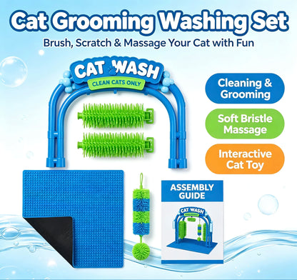 PurrSpa™ — Massage & Grooming Station